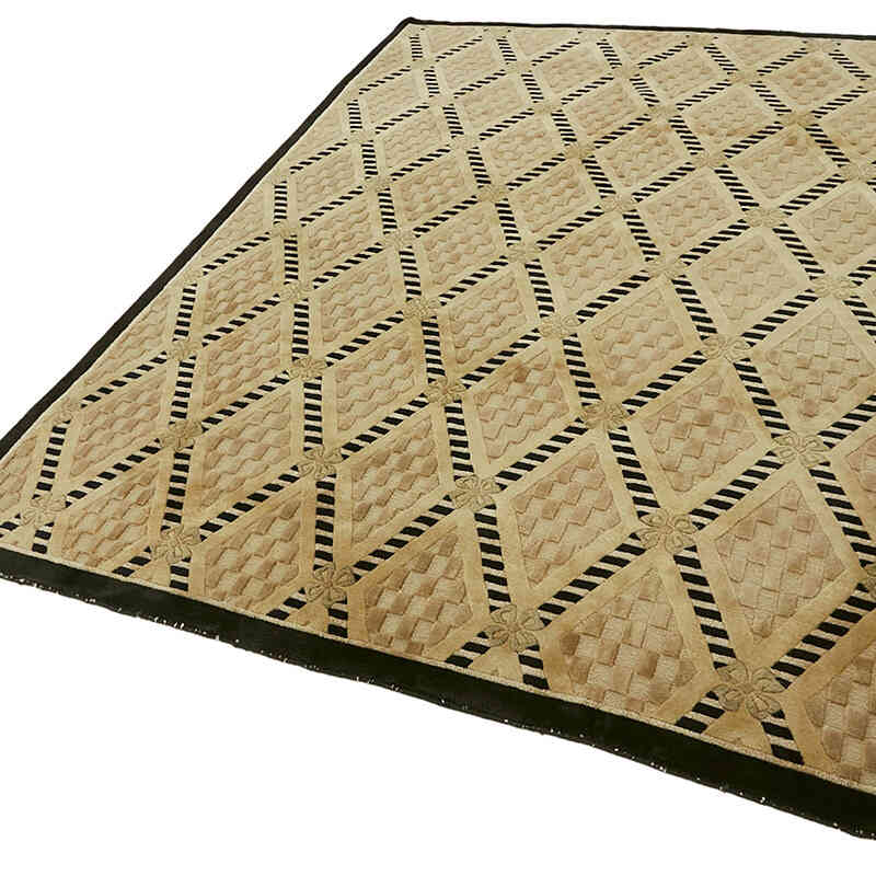 New Contemporary Hand-Knotted Rug - K0082377