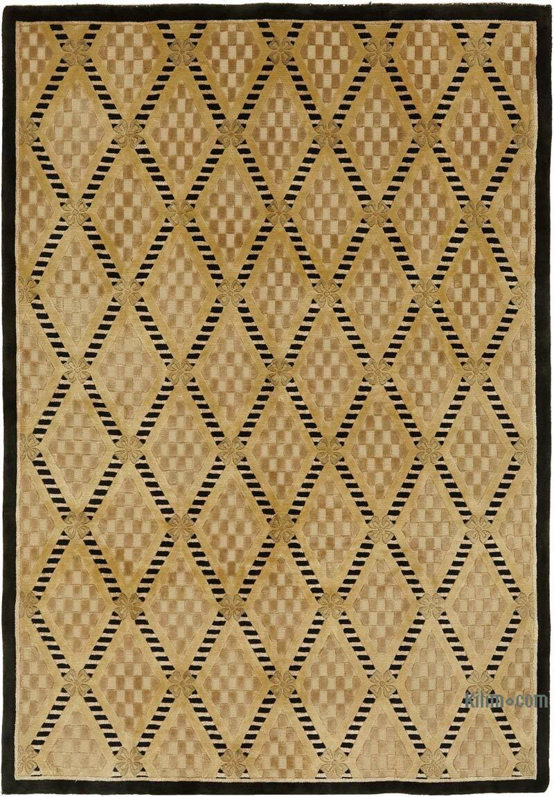 New Contemporary Hand-Knotted Rug - K0082377