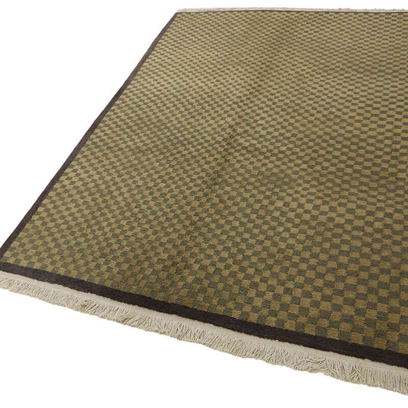 Nueva Alfombra Anudada a Mano - K0082381