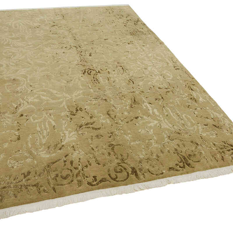 Nueva Alfombra Anudada a Mano - K0082386
