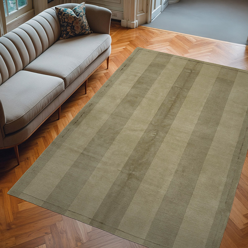 Nueva Alfombra Anudada a Mano - K0082389