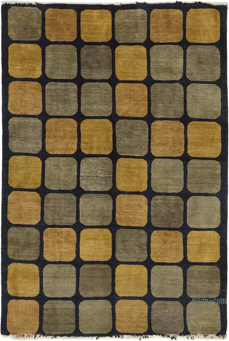 New Contemporary Hand-Knotted Rug - K0082391