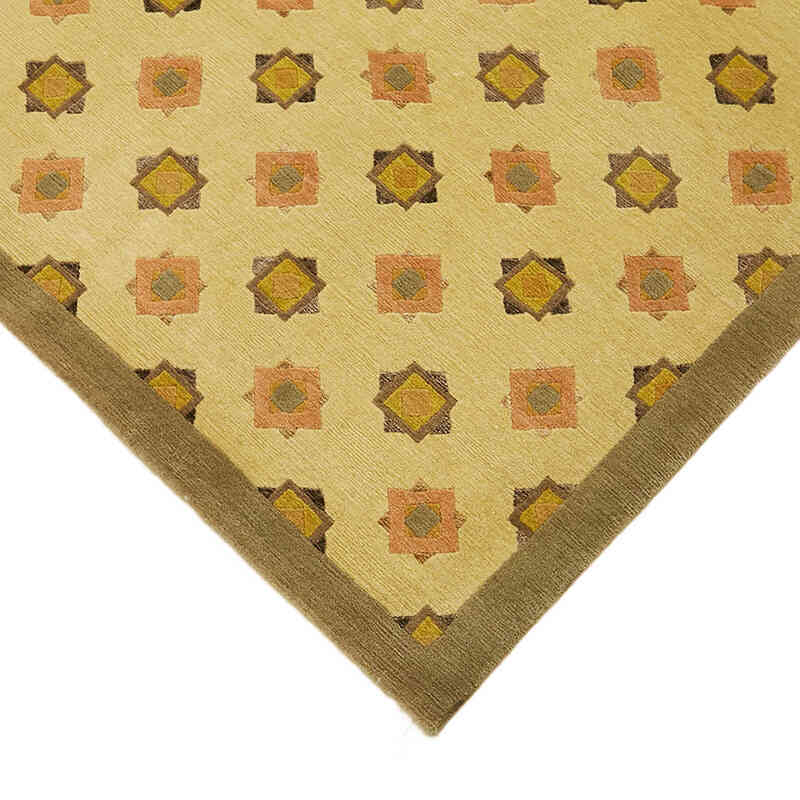 Nueva Alfombra Anudada a Mano - K0082395
