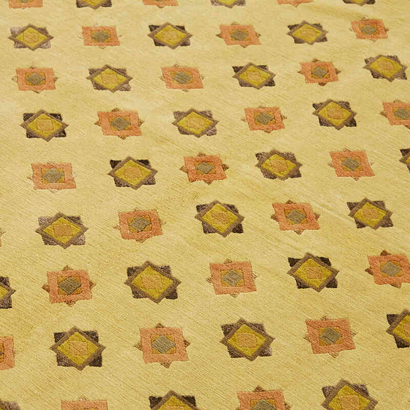 Nueva Alfombra Anudada a Mano - K0082395