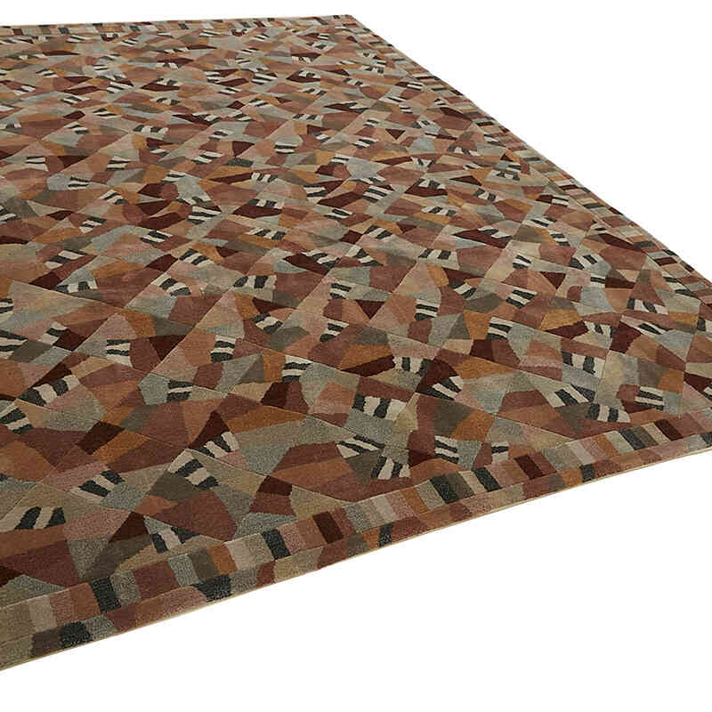 Nueva Alfombra Anudada a Mano - K0082398