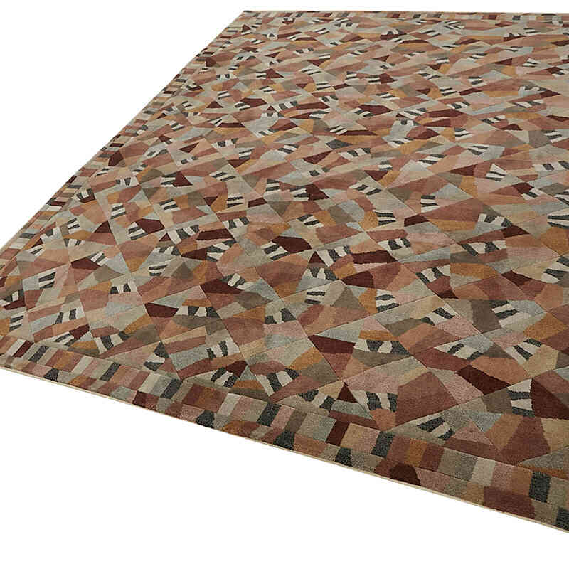 Nueva Alfombra Anudada a Mano - K0082398