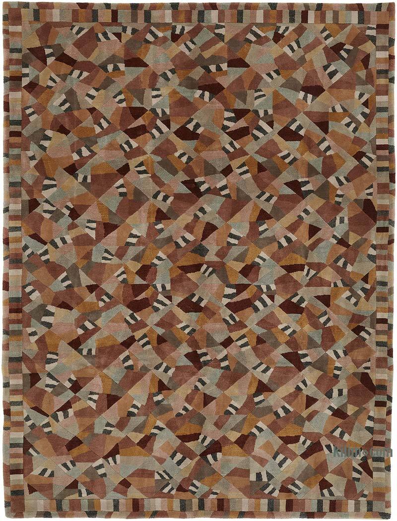 Nueva Alfombra Anudada a Mano - K0082398