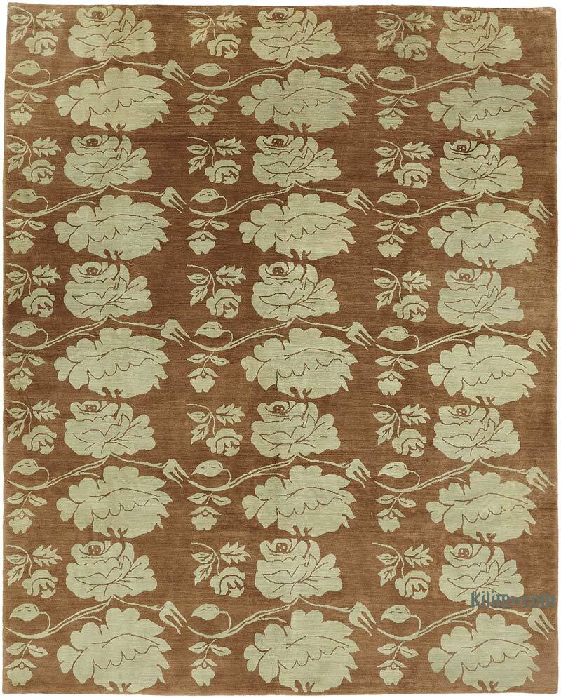 New Hand-Knotted Wool Oushak Rug - K0082401