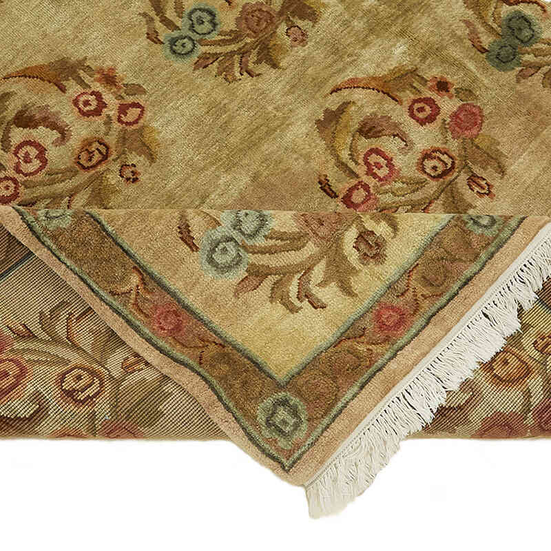 New Hand-Knotted Wool Oushak Rug - K0082403