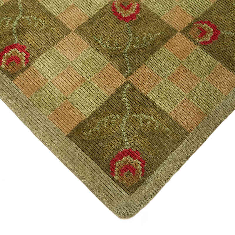 New Contemporary Hand-Knotted Rug - K0082406