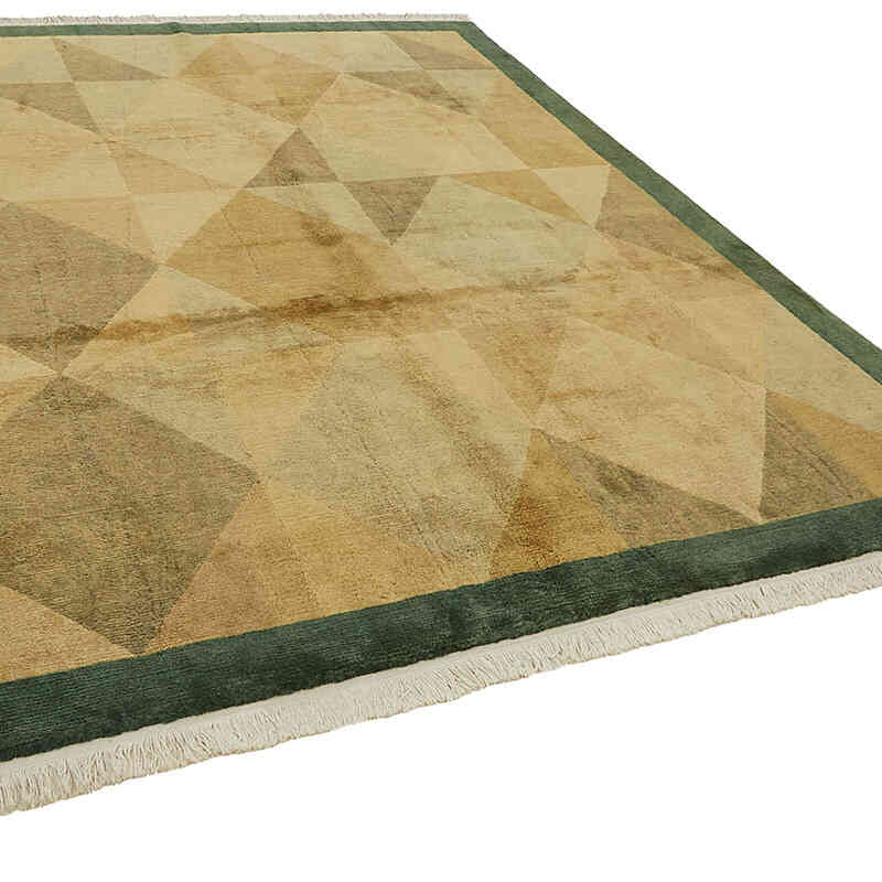 Nueva Alfombra Anudada a Mano - K0082408