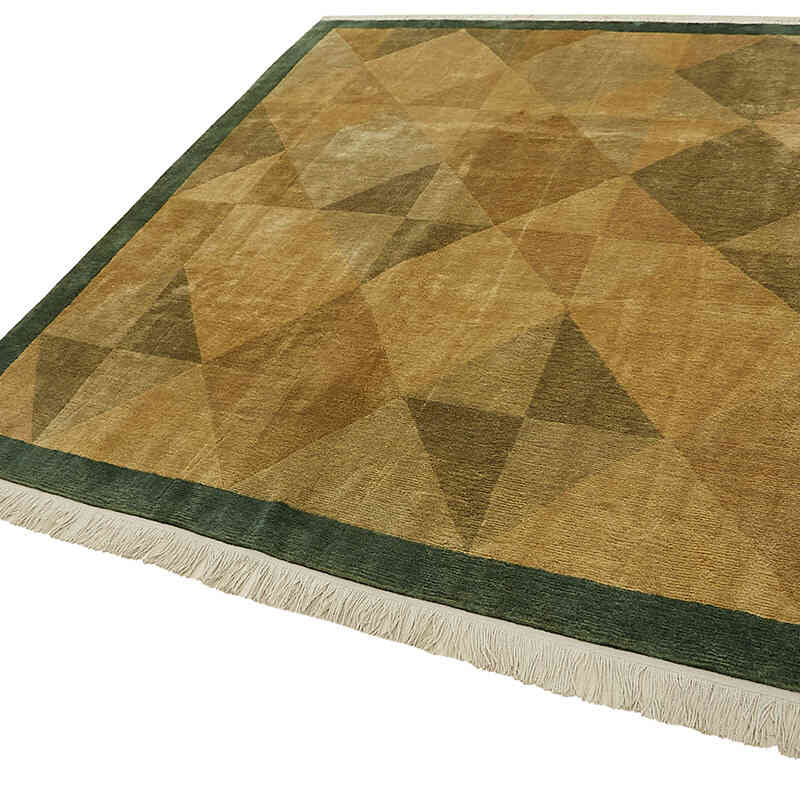 Nueva Alfombra Anudada a Mano - K0082408