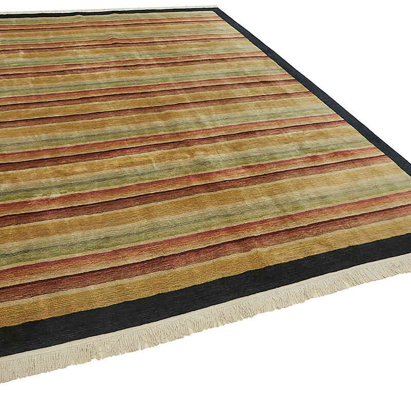 Nueva Alfombra Anudada a Mano - K0082410