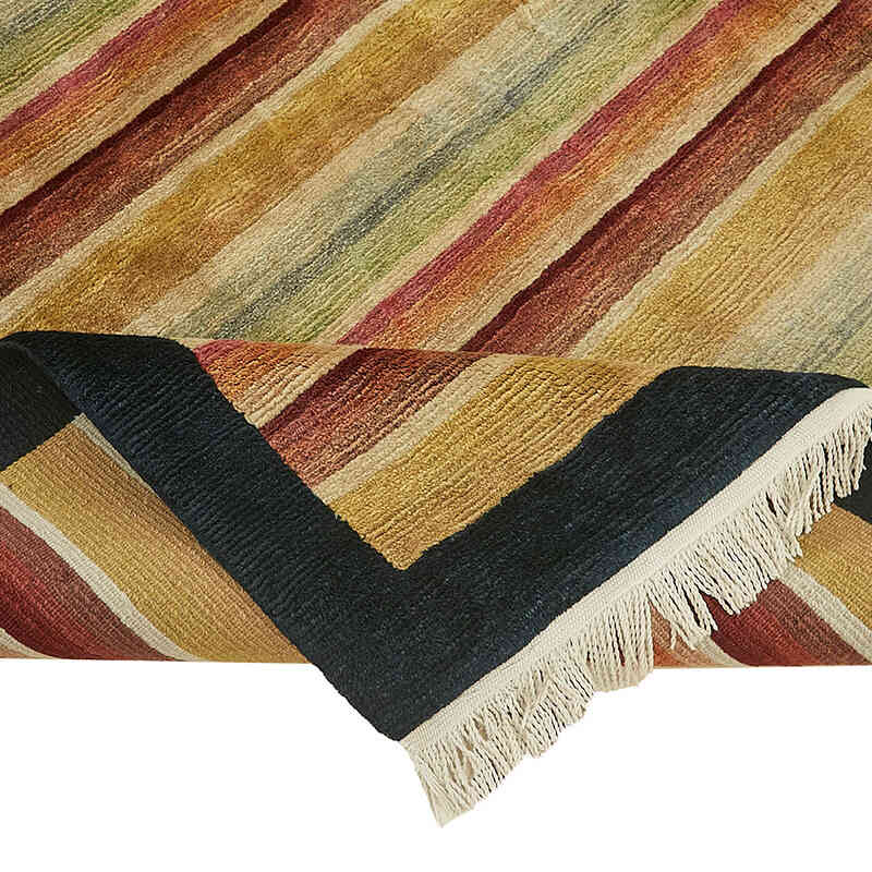 Nueva Alfombra Anudada a Mano - K0082410