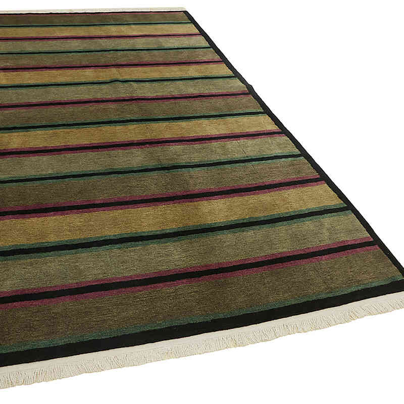 Nueva Alfombra Anudada a Mano - K0082411