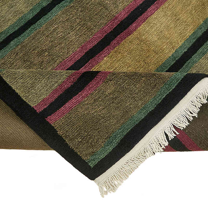 Nueva Alfombra Anudada a Mano - K0082411