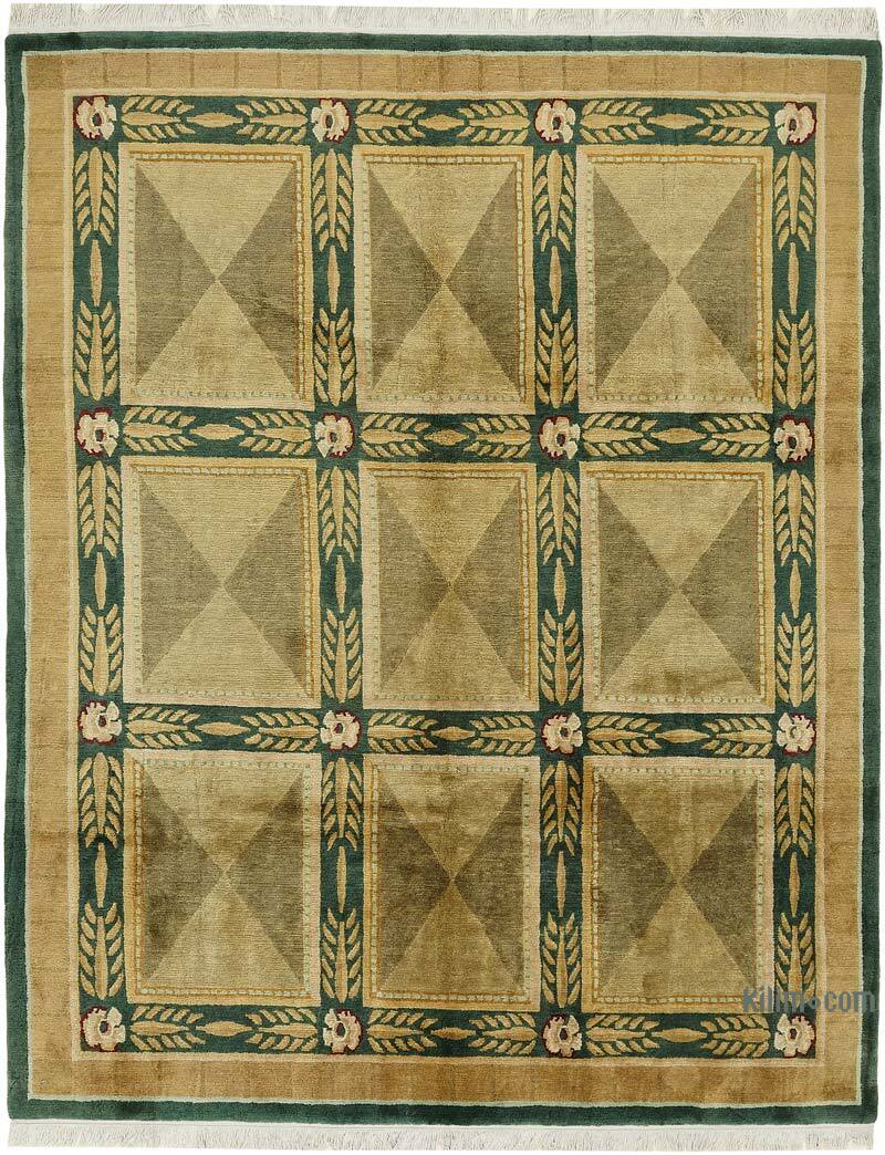New Hand-Knotted Wool Oushak Rug - K0082412
