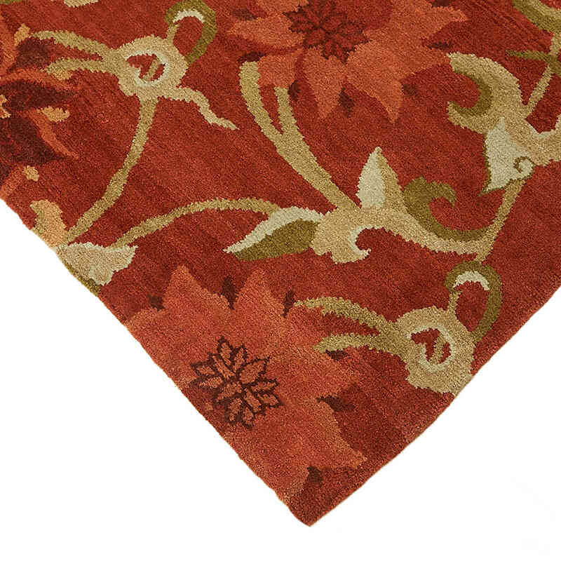 New Hand-Knotted Wool Oushak Rug - K0082413