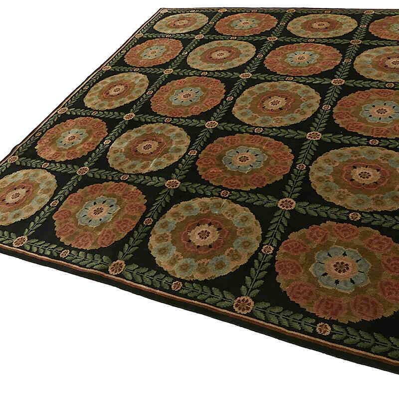New Hand-Knotted Wool Oushak Rug - K0082414