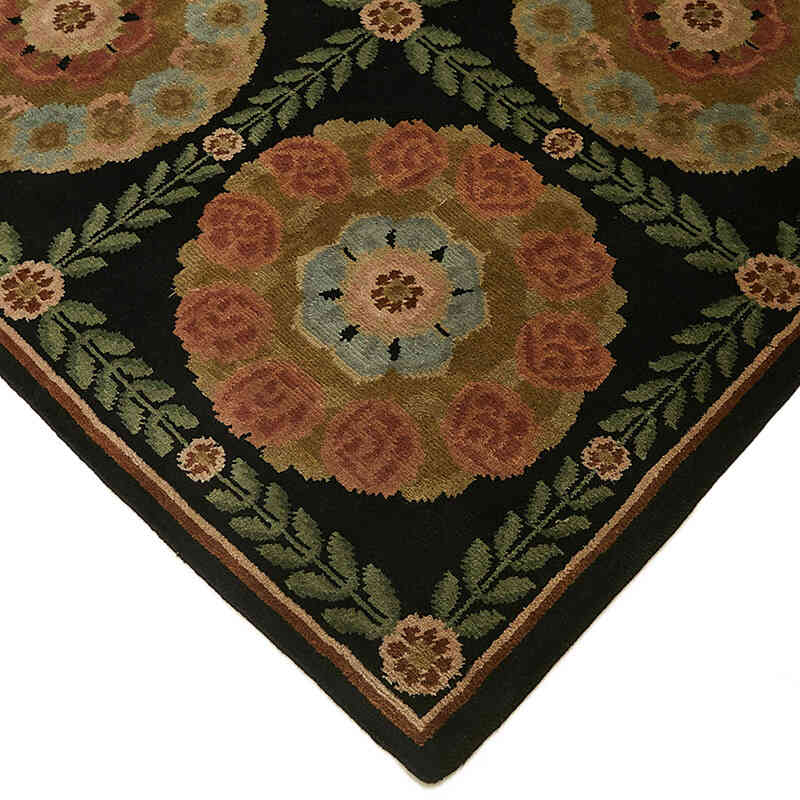 New Hand-Knotted Wool Oushak Rug - K0082414