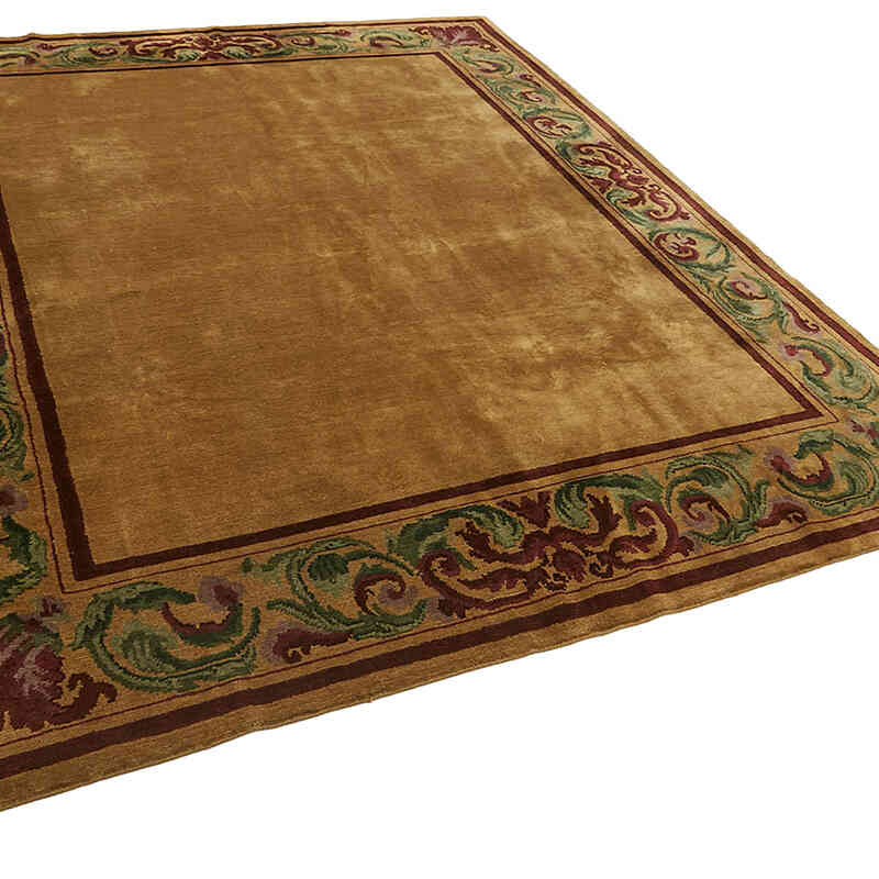 New Hand-Knotted Wool Oushak Rug - K0082415