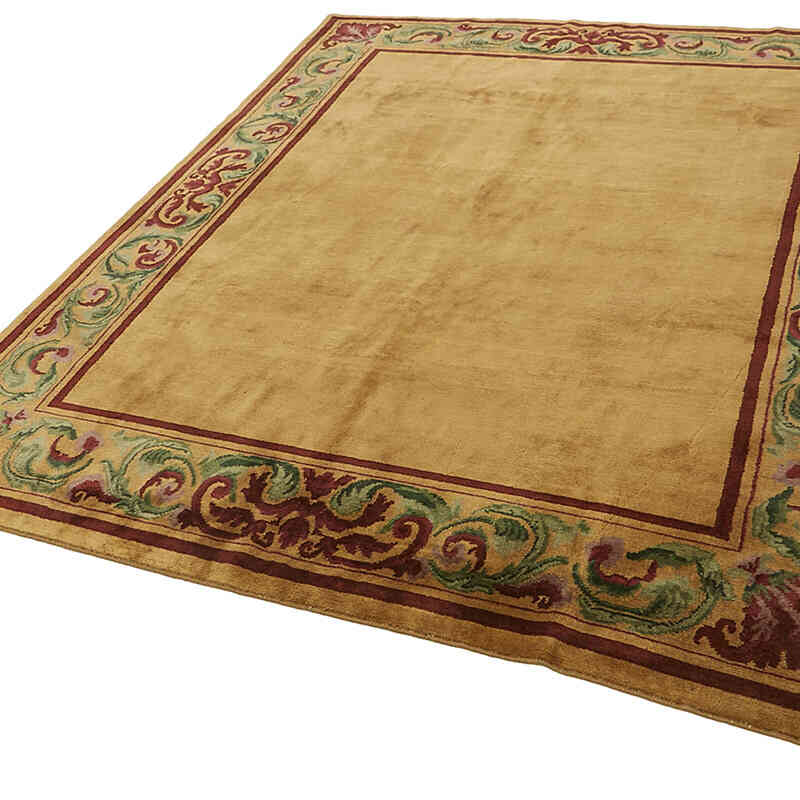 New Hand-Knotted Wool Oushak Rug - K0082415