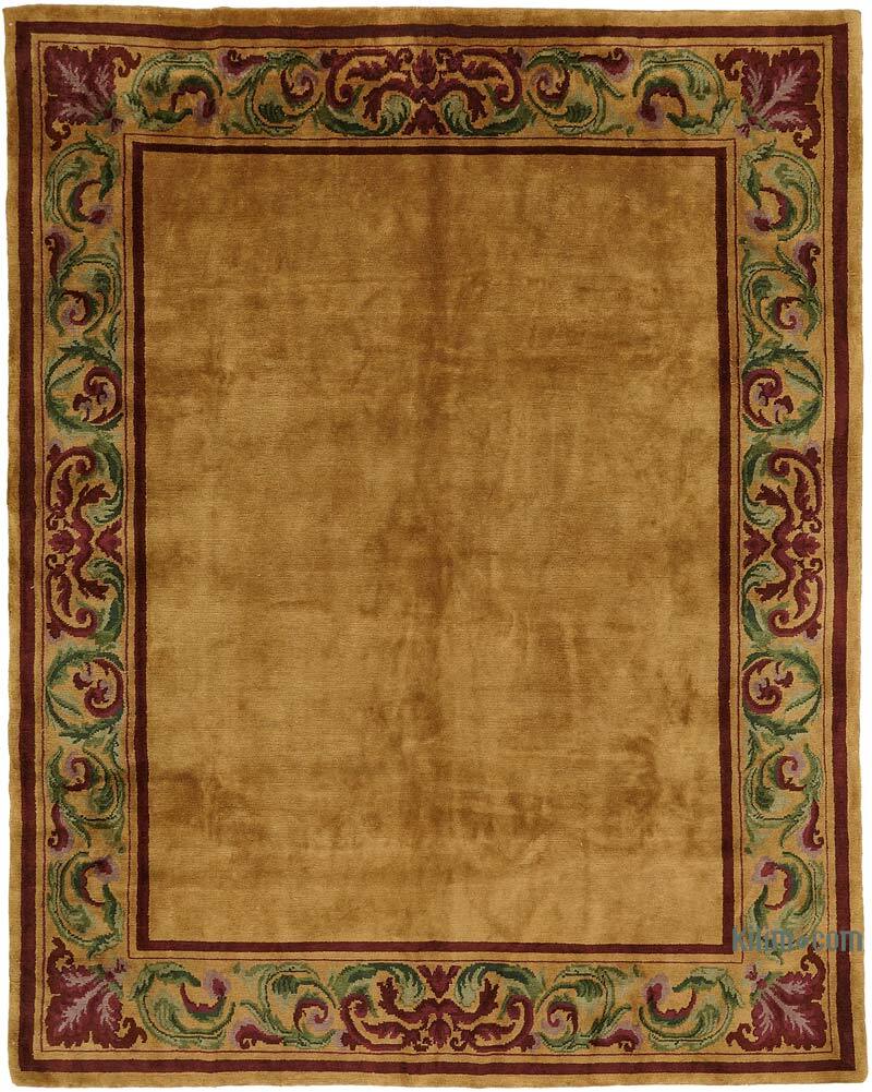 New Hand-Knotted Wool Oushak Rug - K0082415