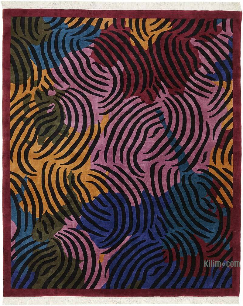 New Contemporary Hand-Knotted Rug - K0082417