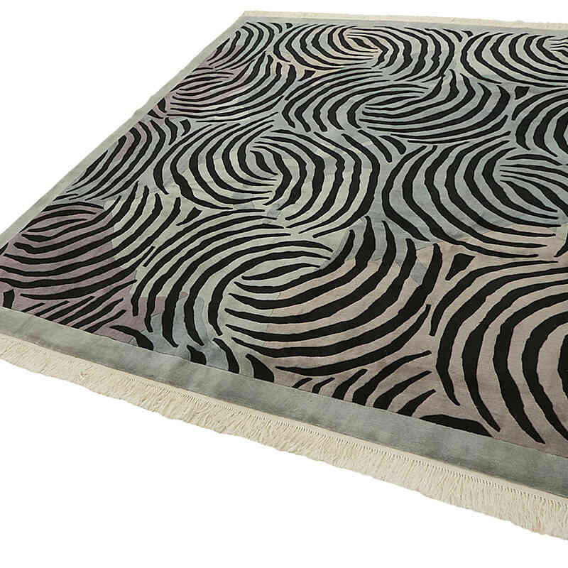 Nueva Alfombra Anudada a Mano - K0082419