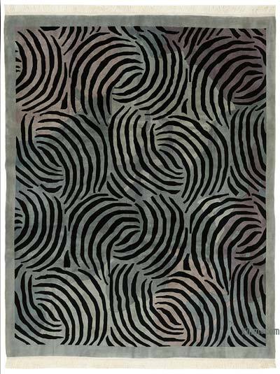 New Contemporary Hand-Knotted Rug