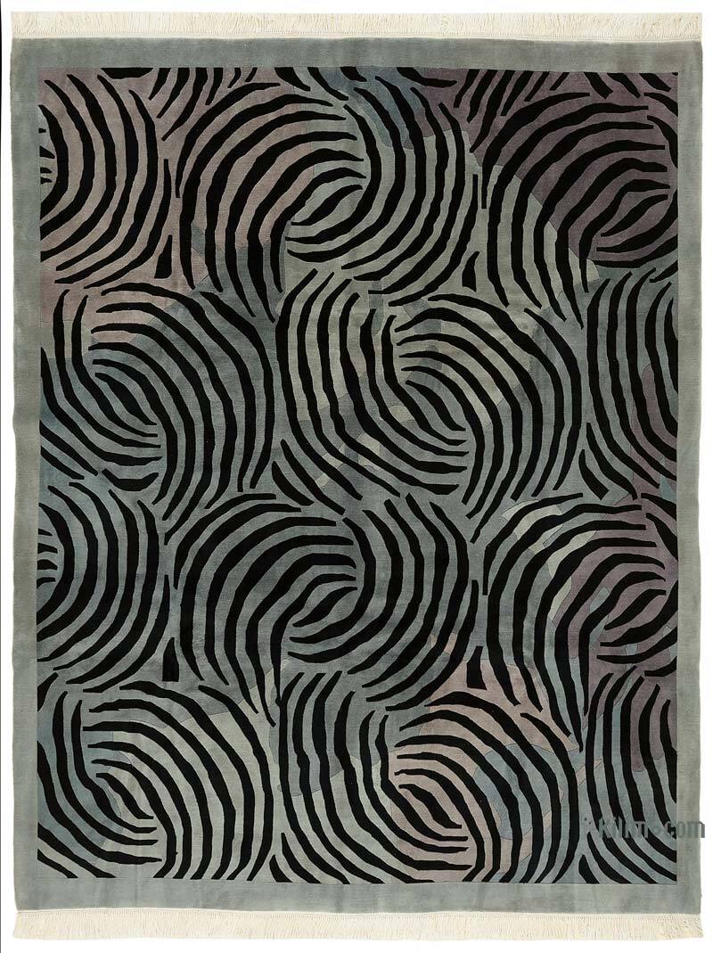 Nueva Alfombra Anudada a Mano - K0082419