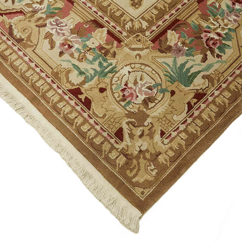 New Hand-Knotted Wool Oushak Rug - K0082420