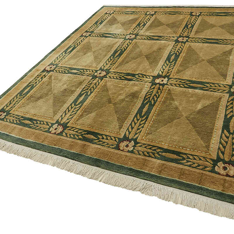 Nueva Alfombra Oushak Tejida a Mano - K0082423