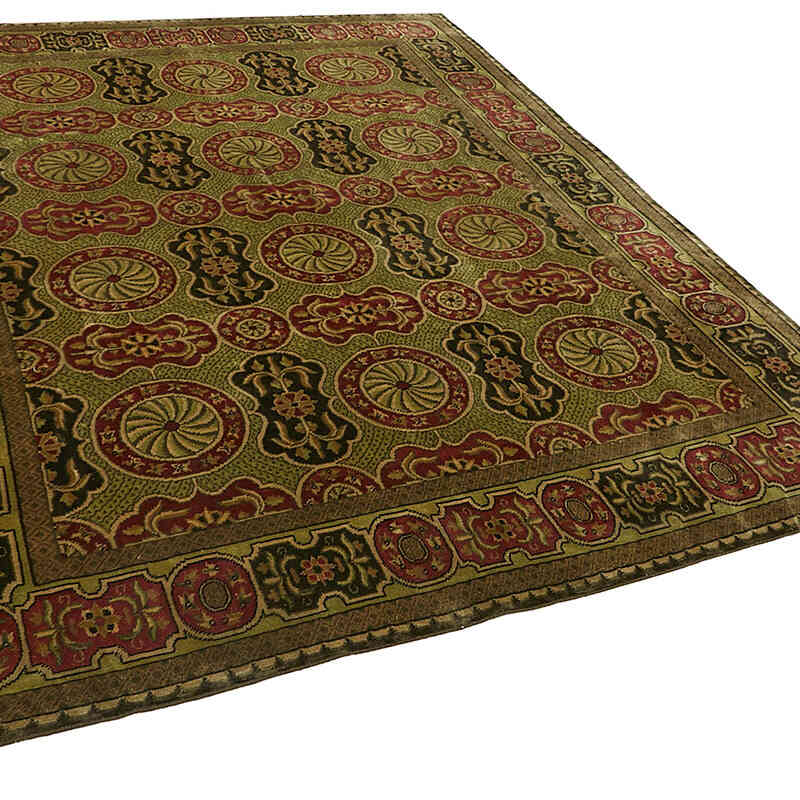 New Hand-Knotted Wool Oushak Rug - K0082424