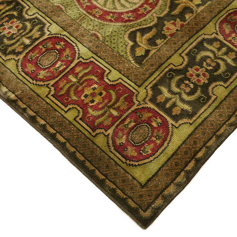 New Hand-Knotted Wool Oushak Rug - K0082424