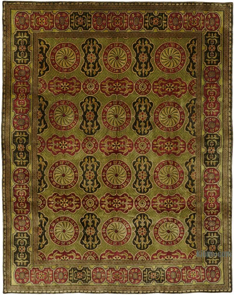 New Hand-Knotted Wool Oushak Rug - K0082424