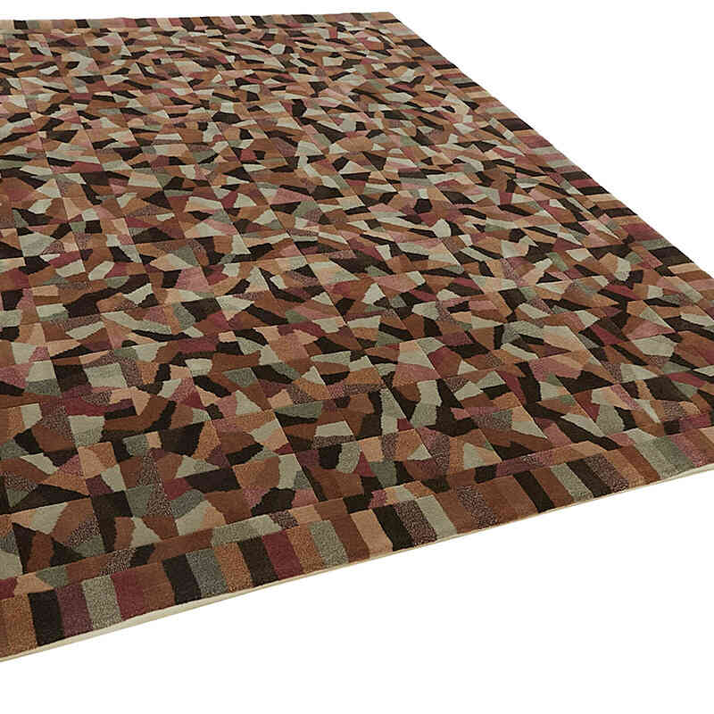 Nueva Alfombra Anudada a Mano - K0082426