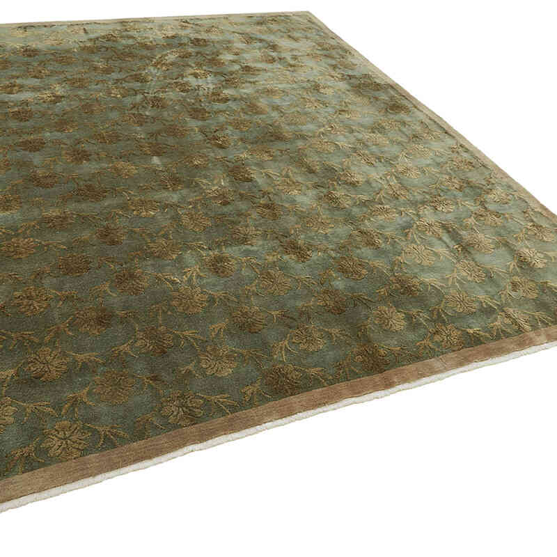 New Hand-Knotted Wool Oushak Rug - K0082428