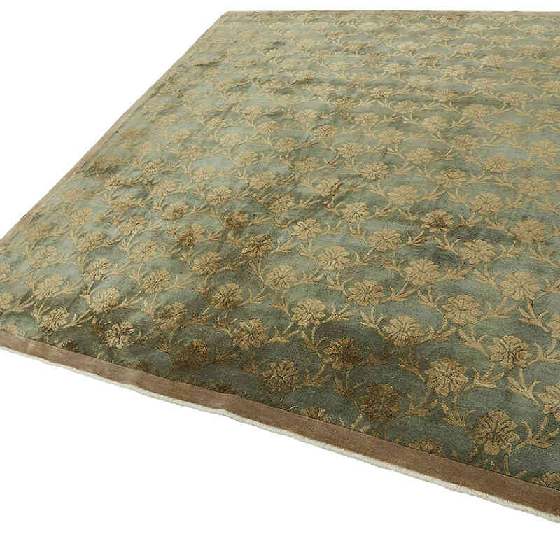 New Hand-Knotted Wool Oushak Rug - K0082428