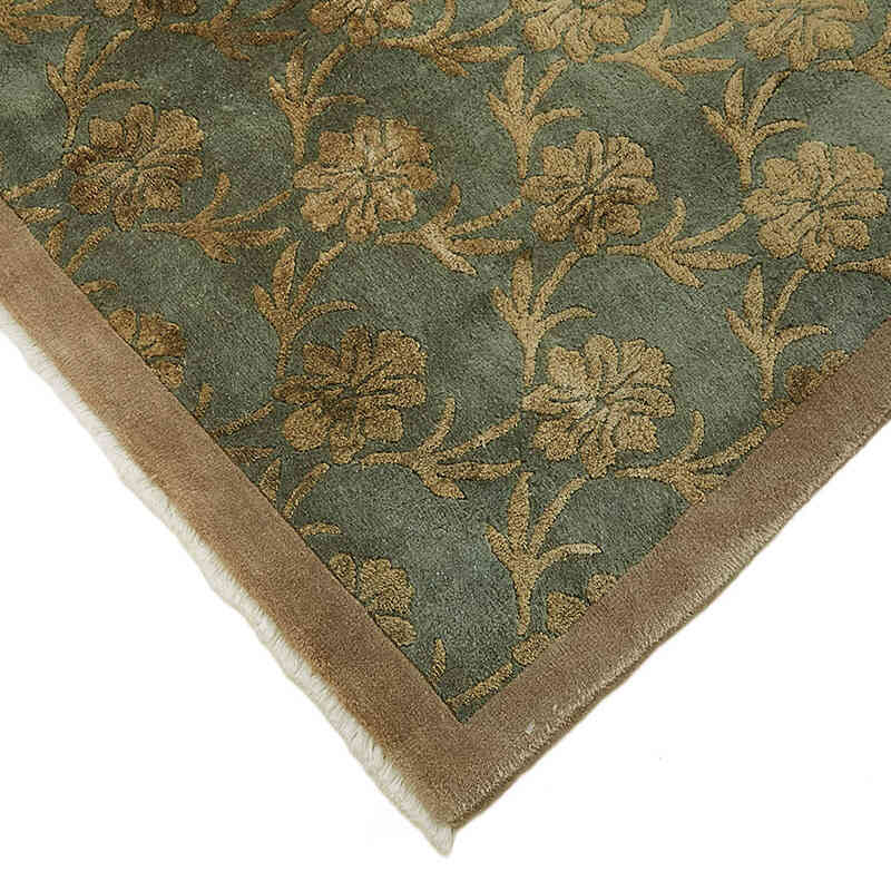 New Hand-Knotted Wool Oushak Rug - K0082428