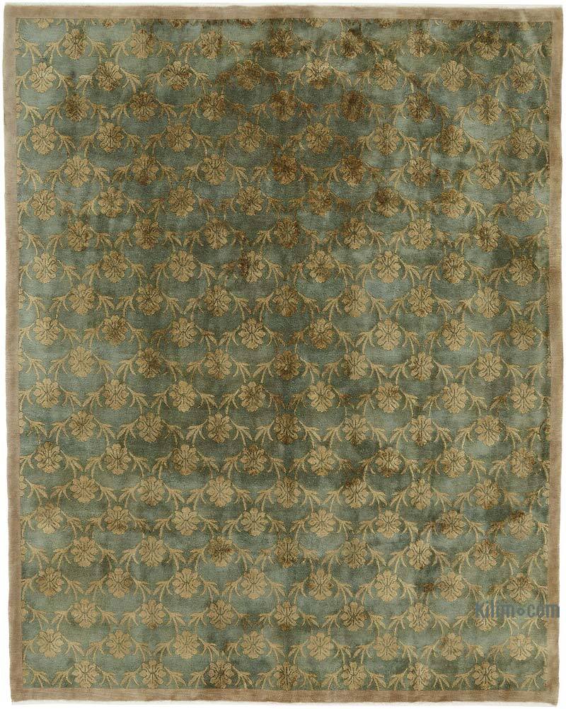 New Hand-Knotted Wool Oushak Rug - K0082428