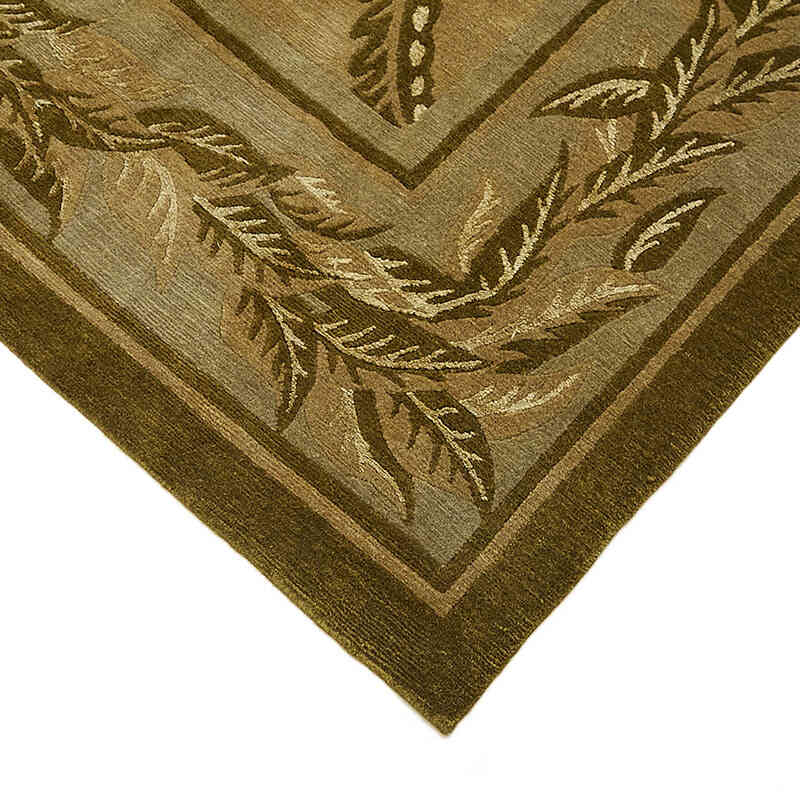 New Hand-Knotted Wool Oushak Rug - K0082432