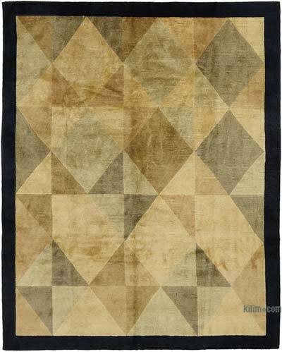New Contemporary Hand-Knotted Rug