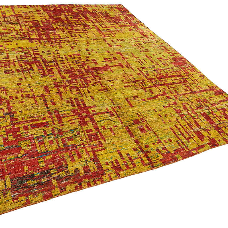 New Contemporary Hand-Knotted Rug - K0082437