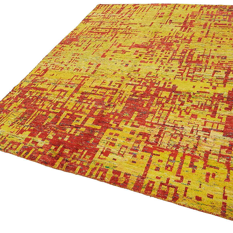 New Contemporary Hand-Knotted Rug - K0082437