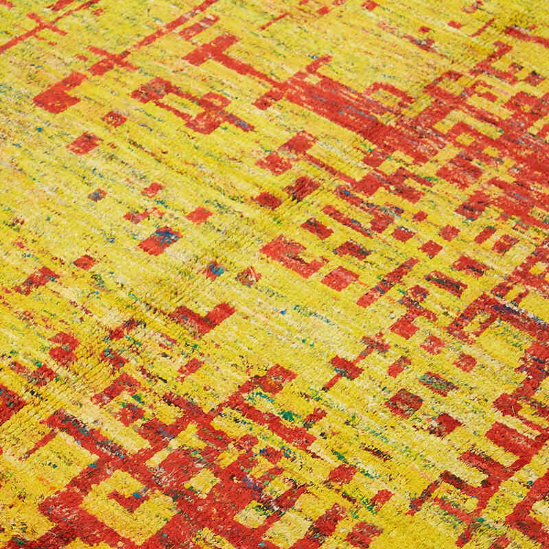 New Contemporary Hand-Knotted Rug - K0082437