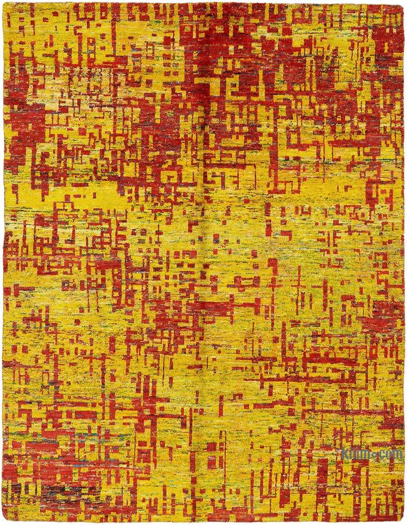 New Contemporary Hand-Knotted Rug - K0082437
