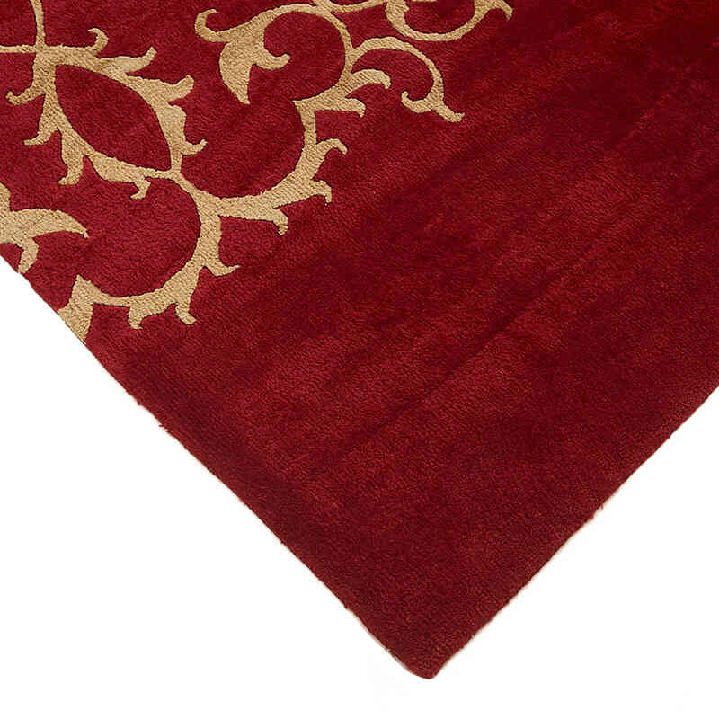 New Hand-Knotted Wool Oushak Rug - K0082439