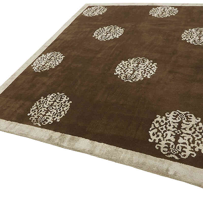 Nueva Alfombra Oushak Tejida a Mano - K0082440