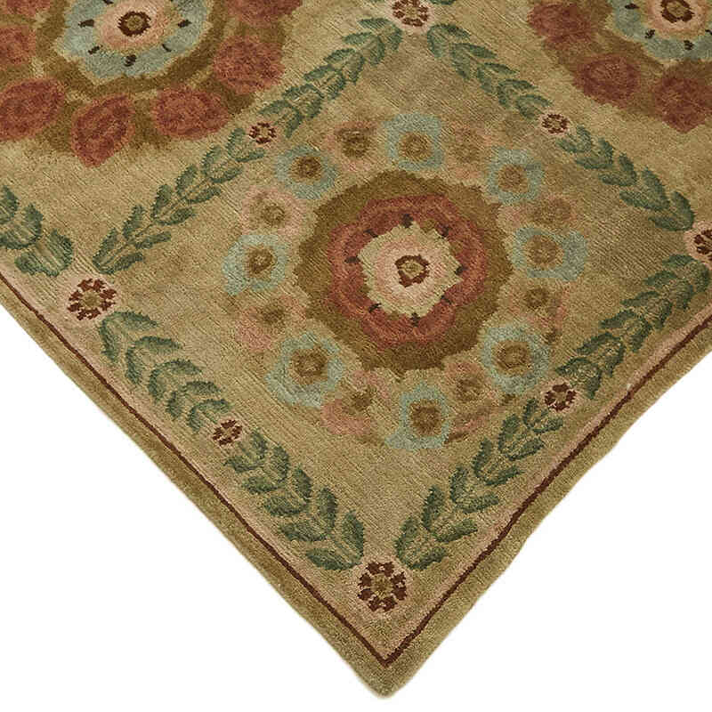 Nueva Alfombra Oushak Tejida a Mano - K0082444